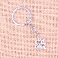 20pcs 17*16mm cheer love cheerleading Pendants DIY Men Car Key Chain Ring Holder Keyring Souvenir Jewelry Gift