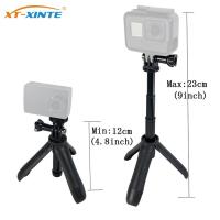 Mini Extension Pole with Tripod Desktop Mini Selfie Stick Bracket for Gopro Hero 5/6/7 Sports Camera