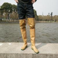 Rain Boots รองเท้าฝน PVC รองเท้าบูทยาว รองเท้าบูทยางแบบยาว รองเท้าบูทกันน้ำ กางเกงกันน้ำ ยางสังเคราะห์