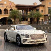 Large Size 1:24 Continental GT Alloy Car Model Diecast Simulation Metal Luxy Car Model Sound Light Collection Childrens Toy Gift Die-Cast Vehicles