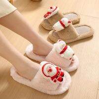 ไซปรัสคริสต์มาสผู้หญิงรองเท้าผ้ากำมะหยี่สำหรับภายใน Sandal Kamar Tidur บ้านภาพนิ่งแบน