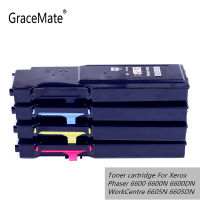 GraceMate 6600ตลับหมึกพิมพ์เลเซอร์สีที่สมบูรณ์แบบ6600สำหรับ Xerox Phaser 6600 WorkCentre 6605 6605DN 106R02232