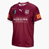 2021 Queensland Maroons Rugby Short Sleeves Mens Jersey Top Quality A+++