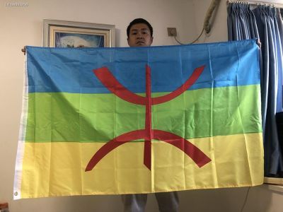 ⊕☽ SKY FLAG 90x150cm berber Flag high quality polyester hanging 3x5ftS North Africa Banner Amazigh Flag for home decoration