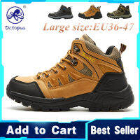 Octopus (EU36-47) 2021ใหม่ High-Top รองเท้าผู้ชายกีฬารองเท้ากันน้ำสำหรับกลางแจ้งลื่นไถลรองเท้าเดินทางด้านล่างนุ่มด้านล่างเดินป่ารองเท้าขนาดใหญ่45 46