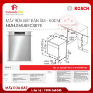 MÁY RỬA BÁT BÁN ÂM BOSCH SMU6ECS57E- Hàng Chính Hãng - Giao màu ngẫu nhiên