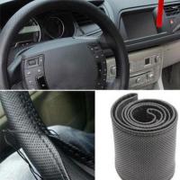 DIY Faux Leather Car Auto Steering Wheel Cover Protector with Needle Thread Kit Car Auto Steering Wheel Cover &amp; Protector Steering Wheels Accessories