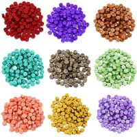 【YD】 100pcs Octagon Wax Beads Envelope Beaded Wedding Crafts Ancient Card Making Tools