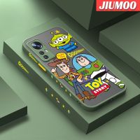 JIUMOO เคสสำหรับ Xiaomi 12 Pro 5G 12 Lite ลายของเล่นเรื่องฝ้าด้านหลังแบบใหม่ปลอกกรอบซิลิโคนเคสมือถือโปร่งใสกันกระแทกรวมฝาครอบป้องกันเลนส์กล้องถ่ายรูปทั้งหมด