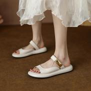 Blonshe phong cách mới Con La giày cho phụ nữ Fasion Giày sandal Hàn Quốc