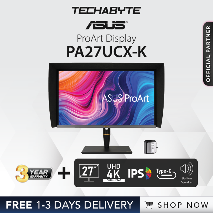 Asus ProArt PA27UCX-K | 27"4K HDR IPS Mini LED Professional Monitor ...