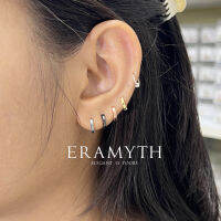 Eramyth Jewelry :ต่างหูห่วง เงินเกลี้ยง ขนาด 9mm มี 4สี เล็กๆน่ารัก ใส่ได้ทั้งชายและหญิง เงินแท้ 92.5 (พร้อมส่ง)