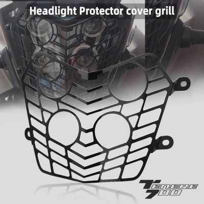 Motorcycle Headlight Guard For Yamaha Tenere 700 2019 2020 2021 Head Light Lamp Grille Cover Protector XT700Z Tenere 700 Rally