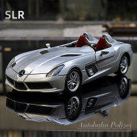 A1:24 -Benz SLR สเตอร์ลิงมอสอัลลอยรถรุ่น D Iecasts และของเล่นยานพาหนะรถของเล่นโลหะรูปแบบการเก็บเด็ก GiftM