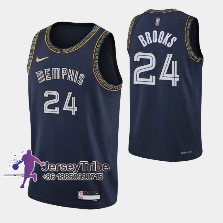 202122 NBA Basketball Men's Jersey Memphis Grizzlies 24 Dillon Brooks