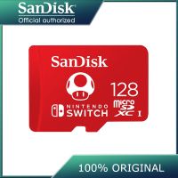 [HOT TALQQQWWEGE 583]SanDisk ไมโครการ์ด Sd 128GB 64GB การ์ดความจำ256GB การ์ดความจำสำหรับ Nintendo Switch บัตร TF ด้วยอะแดปเตอร์