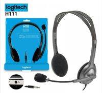 Headset LOGITECH Stereo (H111) Black  รับประกัน 1 ปี