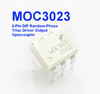 (5ชิ้น)MOC3023 (DIP6) RANDOM-PHASE OPTOISOLATORS TRIAC DRIVER OUTPUT สีขาว