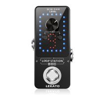 Lekato Guitar Looper Effect Loop Station Tuner Pedal with Tuner Unlimited Overdub Guitar Looper Effect Pedal 9 Loops 40 Minutes