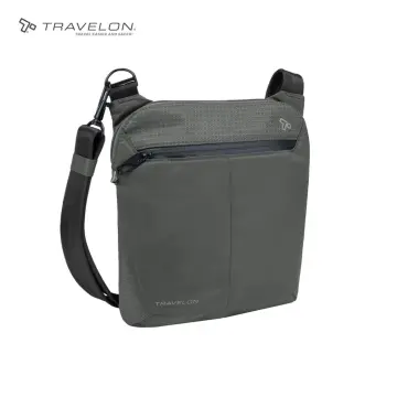 Travelon Anti-Theft Cross-Body Bucket Bag PURPLE One Size - Body Logic