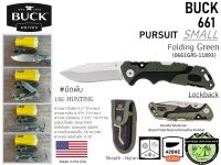 Buck 661 PURSUIT Small Folding Green{0661GRS-11893}#มีดพับ