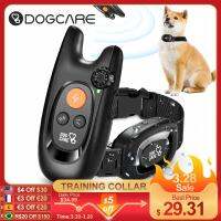 ZZOOI DOGCARE Dog Training Collar Electric Shock Anti Bark Strap with Remote IP67 Waterproof Rainproof E-Collar for Dogs Accessories