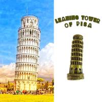 Torre di PISA สถานที่ท่องเที่ยว แลนด์มาร์คที่สำคัญ แม่เหล็กแผ่นโลหะ ของที่ระลึก ของฝากสำหรับนักเดินทาง ของขวัญแทนความทรงจำที่ดี