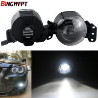 2x กันชนหน้า LED ไฟตัดหมอกประกอบแสงสำหรับ BMW E60 E61 525i 530i 325Ci E90 E91 E92 63176910792 63176910791