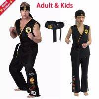 Anime Game KOF Cosplay Costume Cobra Kai Val Armorr Karate Uniform Taekwondo Clothing For Man Kids Gladiator Role Play Costume