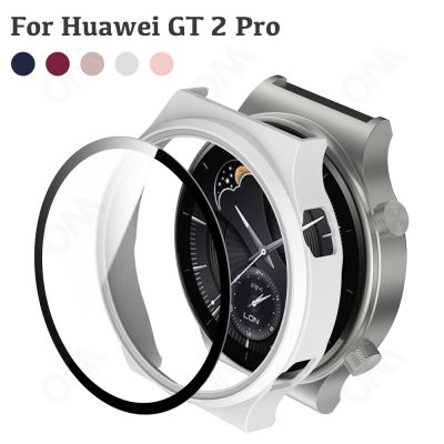 【CW】 Matte for 2 Cover With Tempered Glass Smartwatch Protector GT2 pro