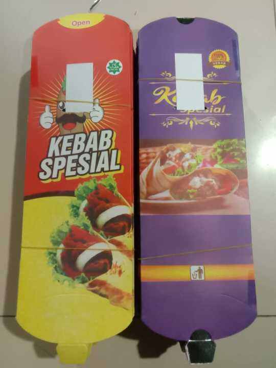 kebab kemasan kebab/ kertas kebab 24x9 cm / wadah kebab | Lazada Indonesia