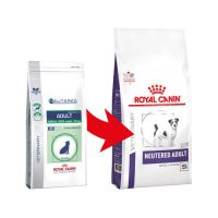 นาทีทองลด 50% แถมส่งฟรี กรง รถเข็นและกระเป๋า Royal canin Neutered adult small dog 1.5 kg. อาหารสุนัขโตพันธุ์เล็กหลังทำหมัน