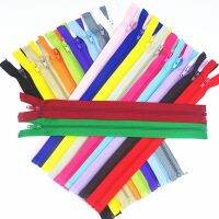 10Pcs 3# Opening Nylon Zippers Tail Resin  20Cm-60Cm Suitable For Clothing Door Hardware Locks Fabric Material