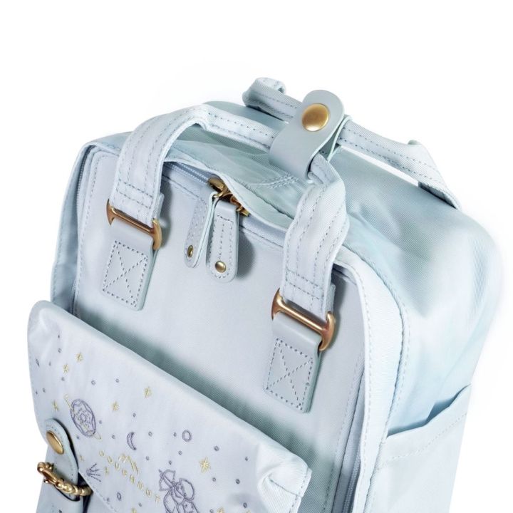 doughnut-bag-macaroon-mini-grace-series-limited-edition-blue-lotus-กระเป๋าโดนัทเพิ่มลุคน่ารัก-ผลิตจากผ้าไนล่อน-คุณสมบัติกันน้ำ-น้ำหนักเบา-กระเป๋าเป้-กระเป๋าสะพายข้าง-กระเป๋าเป้สะพายหลัง-รหัสสินค้า-095