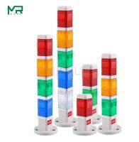 LED NEW square Industrial red Yellow Signal Tower Warning Lamp Alarm Apparatus 12V 24V 110V 220V 1 ~ 5 floors Option