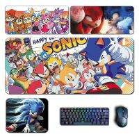 Game Sonic Mouse Pad Sonikku Shadow Knuckles Amy Rose Large Mousepad Computer Keyboard Padding Anime Manga Accessories Desk Mat