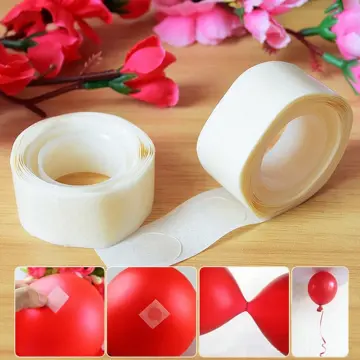 100 500 Points Balloon Attachment Glue Dot Balloons To Ceiling Or Wall  Balloon Stickers Birthday Party Wedding Dress Wholesal