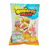 Ohmmy Jelly / โอมมี่เยลลี่ กัมมี่เยลลี่ รักกันๆ 500g. [รวมรสผลไม้] นุ่มอร่อย