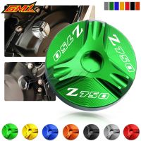 ถ้วยเติมน้ำมันสำหรับ Kawasaki Z750 Z750/S 2004-2010อุปกรณ์เสริมรถจักรยานยนต์ฝาครอบถ้วยอ่อนนุชปลั๊กระบายน้ำมันเครื่องยนต์อลูมิเนียม CNC