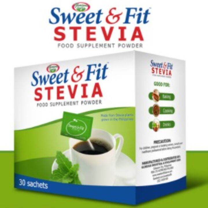 Sweet Fit Stevia Food Supplement Powder / Sweetener for Keto / Low Carb