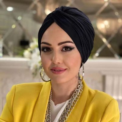 【YF】 Muslim Black Hijab Cap Undercap Abaya Hijabs For Woman Abayas Jersey Instant Wrap Women Crinkle Arabic Modal Silk Caps