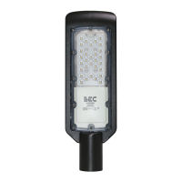 BEC โคมไฟถนน LED 041/203 30W แสงขาว (DL) รุ่น HAVANA พร้อมขายึด (มอก.) ขนาด 11 x 35 ซม.