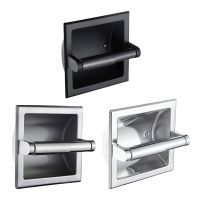 Stainless Steel Toilet Paper Holder Toilet Paper Stand -Wipe Paper Storage Toilet Roll Holders