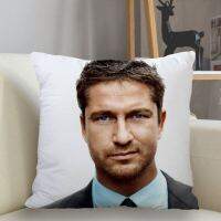 (All inventory) Musice Gerard Butler pillowcase Customized square pillow zipper pillowcase 35 * 35,40 * 40,45 * 45cm Shipping (Contact Sellertosupportfreecustomization. Double sided printing design for pillows.