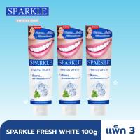 [แพ็ก 3] SPARKLE ยาสีฟัน สูตร Fresh White Toothpaste ขนาด 100g. SK0044X3