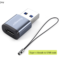 Jay อะแดปเตอร์โทรศัพท์มือถือแท็บเล็ตเชื่อมต่อกับ USB แฟลชดิสก์อะแดปเตอร์ USB 3.0 Type-C OTG อะแดปเตอร์ Type C USB ตัวเมียเป็น Type-C MALE Converter