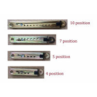 2ชิ้นล็อต Linear 4 5 7 10ตำแหน่ง Ratchet Adjuster กลไกสำหรับเตียงโซฟา Headrest Ratchet ดึง Rod บานพับยกสนับสนุนกรอบ