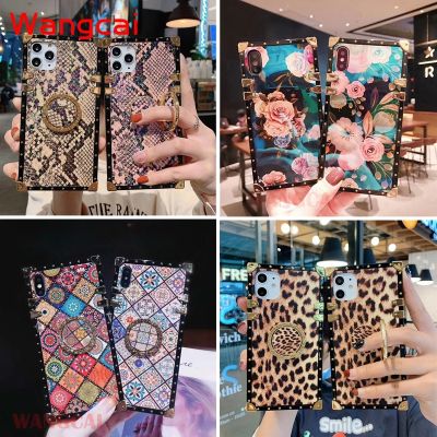 （cold noodles）    Luxury Leopard รูปแบบงูเคสสำหรับ Vivo Y21 V21 V21E Y50 Y31 Y20 Y20i Y12S Y52S V20 SE Y70S V11 Pro ฝาครอบสไตล์ชาติพันธุ์