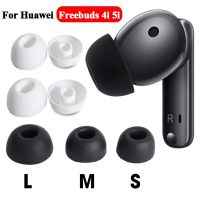 โฟมจำรูปปลายหูสำหรับ Freebuds Huawei 4I 5I เปลี่ยนหูฟังบลูทูธอุดหูป้องกันเสียงรบกวนที่ครอบหูครอบหูฟัง