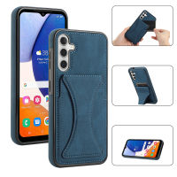 Thinmon เคสที่มีช่องเสียบการ์ดป้องกันสำหรับ A14 Samsung 5G/A14 4G/A54 5G ชั้นวางแนวตั้งฝาหลังแบบหนังหรูหรา